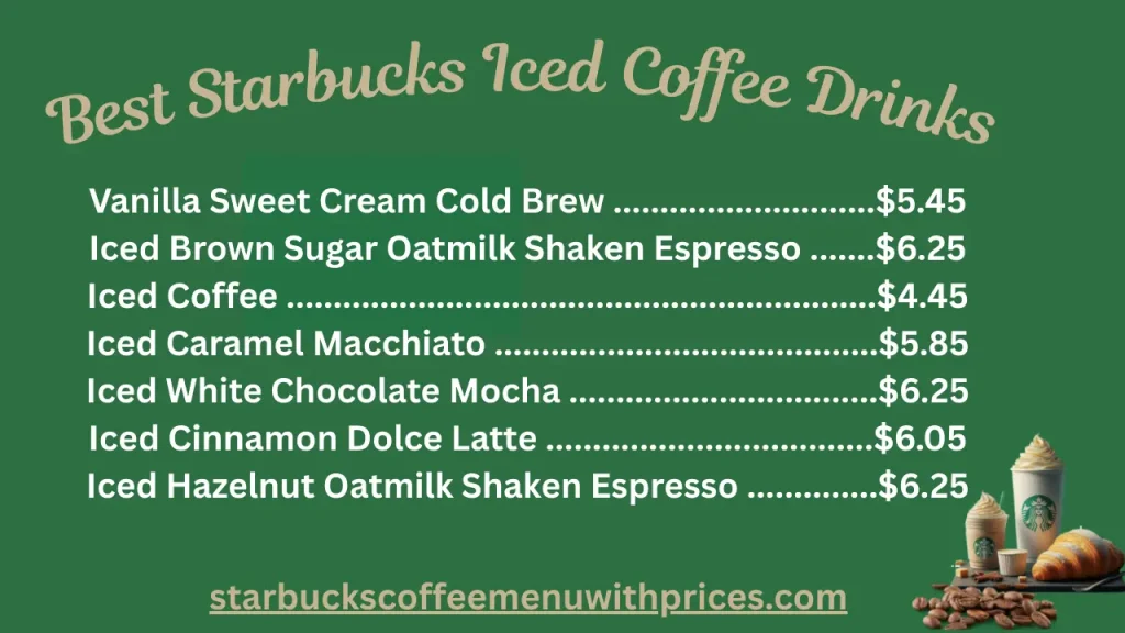 Most Popular Starbucks Iced Coffee Drinks