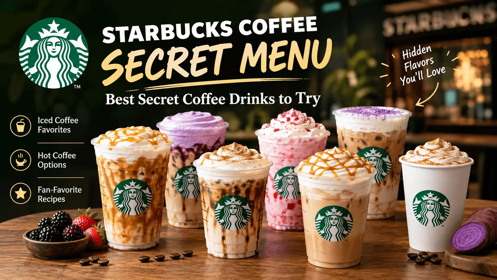 Starbucks Secret Coffee Menu